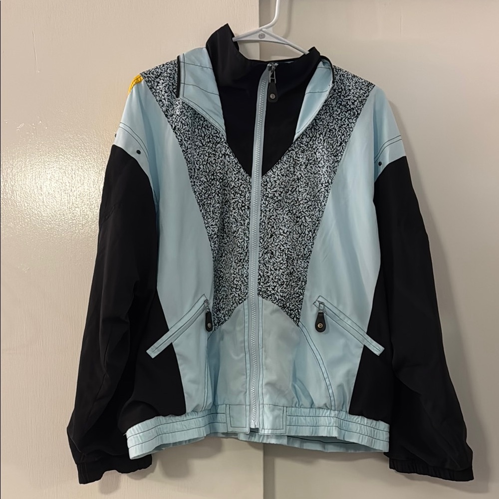 Vintage Colorblock Windbreaker Jacket